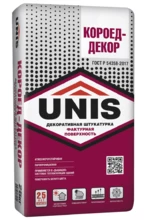 Unis Короед-декор, 25 кг декоративная штукатурка